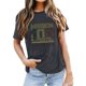 thumbnail image 2 of Camiseta informal de mujer con estampado de corazones de San Valentín, cuello redondo y manga corta: tejido suave, diseño adorable para San Valentín o para el día a día, 2 of 5