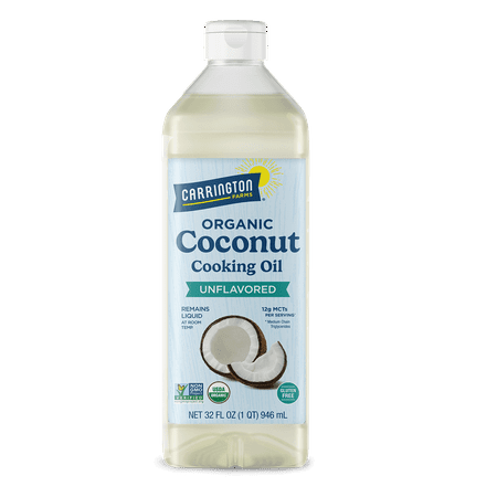 Carrington Farms Organic Coconut Cooking Oil, 32 Floz