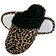 thumbnail image 3 of Aerusi Women's Leopard Tarta Faux Fur Memory Foam Slipper US Standard, 3 of 11