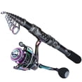 thumbnail image 2 of Sougayilang Portable Telescopic Fishing Rod and Spinning Reel Combos - Fishing Carrier Bag, 2 of 7