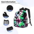 thumbnail image 3 of Goofa The Nightmare Before Christmas Pattern Casual Backpack – School Backpack Lightweight & Ergonomic Design, Water-Resistant, Spacious & Comfortable, Travel, 3 of 6