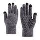 thumbnail image 1 of Guantes de punto cálidos de invierno para hombres y mujeres, además de guantes de pantalla táctil antideslizantes acolchados de terciopelo, 1 of 4