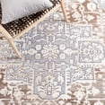 thumbnail image 6 of SAFAVIEH Lagoon Macedonia Medallion Area Rug, Beige/Gray, 4'5" x 6'5", 6 of 8