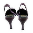 thumbnail image 3 of Versace Jeans Couture Lilac  Embossed Zipper Pointed Toe High Heel Slingback-7 for Womens, 3 of 4