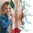 thumbnail image 3 of Blackout Kids Curtains,Boho Bohemia Pioneer Flower Childrens Insulated Curtains Set Of 2,Bedroom Essentials,Toddler Room Decor 52"x84"(132x213cm), 3 of 4