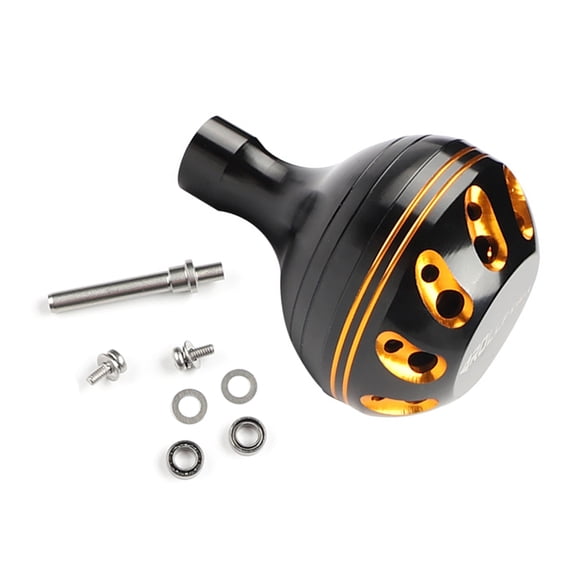 Spinnings Reels Power Knob Aluminum Alloy Fishing Line Wheel Handle Knob Fishing Reels Accessories Easy to Install