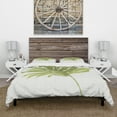 thumbnail image 2 of Designart 'Mixed Botanical Green Leaves VII' Cottage Duvet Cover Set, 2 of 4