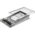 thumbnail image 4 of Tianle 2.5" Hard Drive Enclosure, SATA to USB 3.1 6Gbps Tool-Free Clear External Hard Drive Enclosure Compatible with 2.5 SATA SSD/HDD Caddy, PS5/4 Xbox TV Laptop MacBook PC, 4 of 7