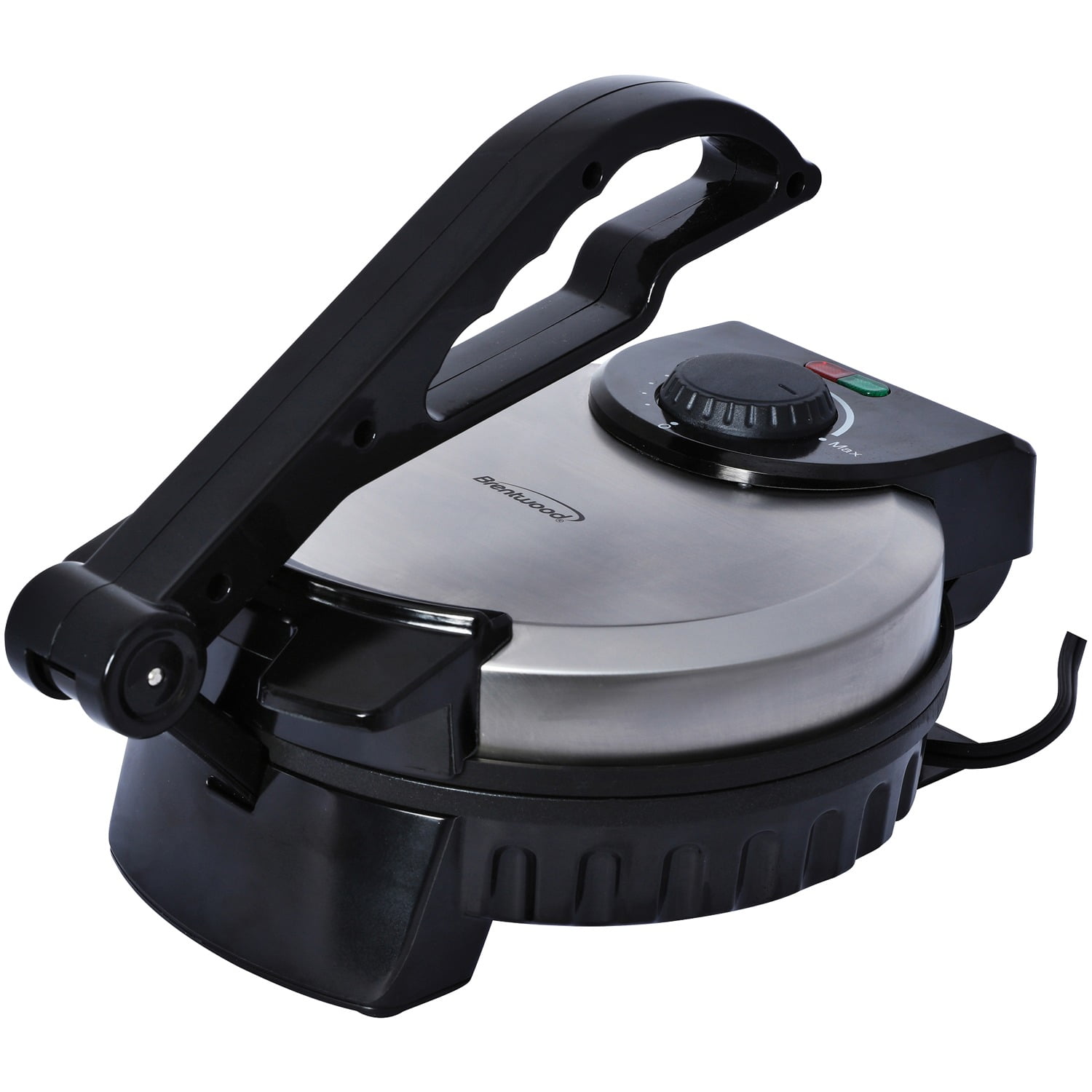 Brentwood TS-127 Stainless Steel Non-Stick Electric Tortilla Maker, 8-Inch