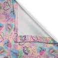 thumbnail image 3 of Ambesonne Blue Pink Kitchen Curtains, Vintage Landmarks, 55"x39", Pale Pink and Pale Blue, 3 of 3
