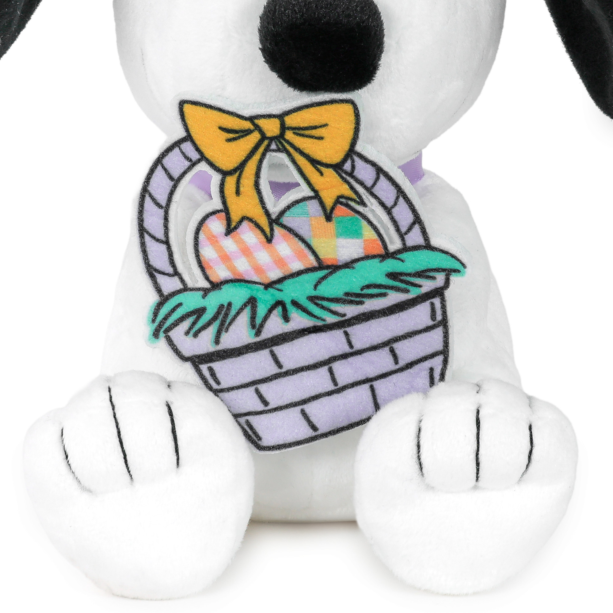 Hallmark Peanuts Plush (Snoopy With Die-Cut Felt Easter Basket), 6" H