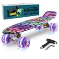 thumbnail image 1 of Monopatín Kqpoinw Kids 22 completo con ruedas LED moradas, 1 of 7