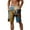 Yellow, variant on Men's Spring Summer Color Beach Pants Drawstring Elastic Waist Breathable Soft Shorts - Casual Streetwear with Tie Pocket, Machine Washable
