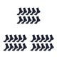 thumbnail image 2 of Sonducket 10 Uds. De calcetines para hombre, absorbentes para el sudor, Color poliéster, transpirables, para negocios, cómodos, calcetín de Type1 NO1, 2 of 6