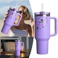 thumbnail image 1 of Iodue Verre&Bouteille Tasse Double Isolée en Acier Inoxydable Tasse Automobile avec Poignée Tasse à Bière Bingba 40oz, 1 of 4