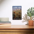 thumbnail image 2 of Virginia Beach, Virginia, Adirondack Chairs on the Beach, I Love You to the Beach and Back Birch Wood Wall Sign (6x9 Rustic Home Decor, Ready to Hang Art), 2 of 5