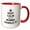 Red/White, variant on 3drose, Keep Calm and Let Momma Handle It - Mother Knows Best Mothers Day Gift, 11oz Two-tone Blue Mug