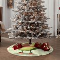 thumbnail image 4 of Xecao Avocado1 Pattern Christmas Tree Skirt Holiday Part Decorations for Christmas Tree, Farmhouse Christmas Decor Xmas Holiday Home Party Decorations-48", 4 of 6
