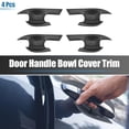thumbnail image 1 of TopOne 4Pcs Car Door Handle Bowl Cover Trim Carbon Fiber Pattern Protective Sticker Compatible for Civic 11Th Generation 22, 1 of 7