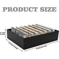 thumbnail image 6 of Money Organizer for Cash, 8 Compartment Black Acrylic Money Holder, Cash Tray, Cash Box, Cash Organizer for Bills, 6 of 6