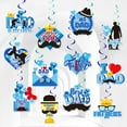 thumbnail image 5 of Fathers Day Decorations Happy Dad's Day Banner and Swirls Double-Sided Cards Set Party Hanging Ornament, 5 of 6