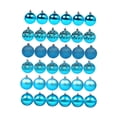 thumbnail image 4 of GUOOL 36Pcs Christmas Balls Ornaments Hanging Assorted Shatterproof Christmas Tree 6cm Lake Blue, 4 of 9