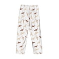 thumbnail image 5 of Goofa Leopard Print Printed Soft Pajama Pants for Men, Wide Leg Comfy Casual Lounge Yoga Pants-Medium, 5 of 9