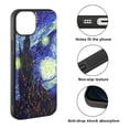 thumbnail image 2 of FINCIBO Soft Rubber Protector Cover Case for Apple iPhone 14 6.1" 2022, The Starry Night Van Gogh, 2 of 5
