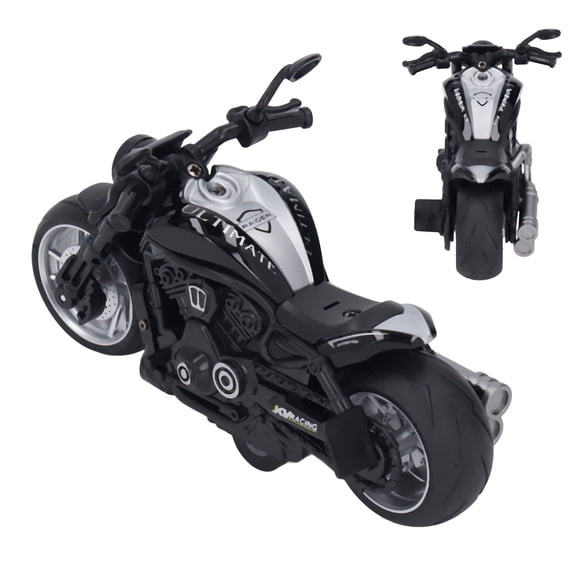 Modelo De Motocicleta De Juguete Para Niños, Juguete De Motocicleta Extraíble De aleación De Plástico A Escala 1:12, Estilo Retro, Juguete Para Decoración Para Niños