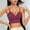Hot Pink, variant on Push up Bras for Women Plus Size Thin Strap Adjustable Straps Push Up Side Gathering Breathable Solid Color Daily Lingerie