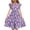 Multicolor, variant on Girls Easter Bunny Dress Spring Tiered Ruffle A-Line Party Kids Lavender Multicolor 5-14 Years,Size 9 T