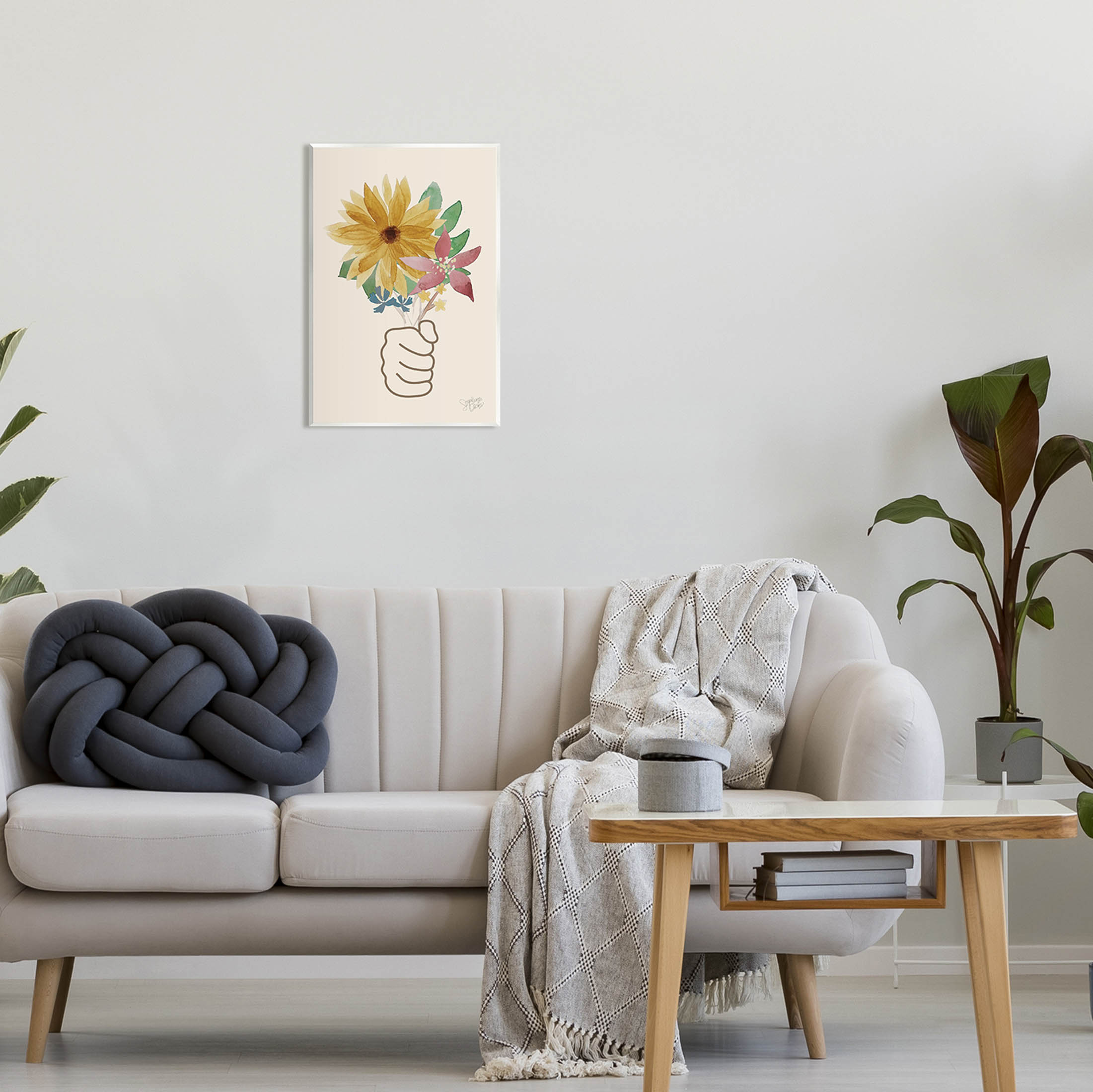Stupell Industries Handful Flower Blossoms Graphic Art Unframed Art Print Wall Art, Design by Stephanie Dicks