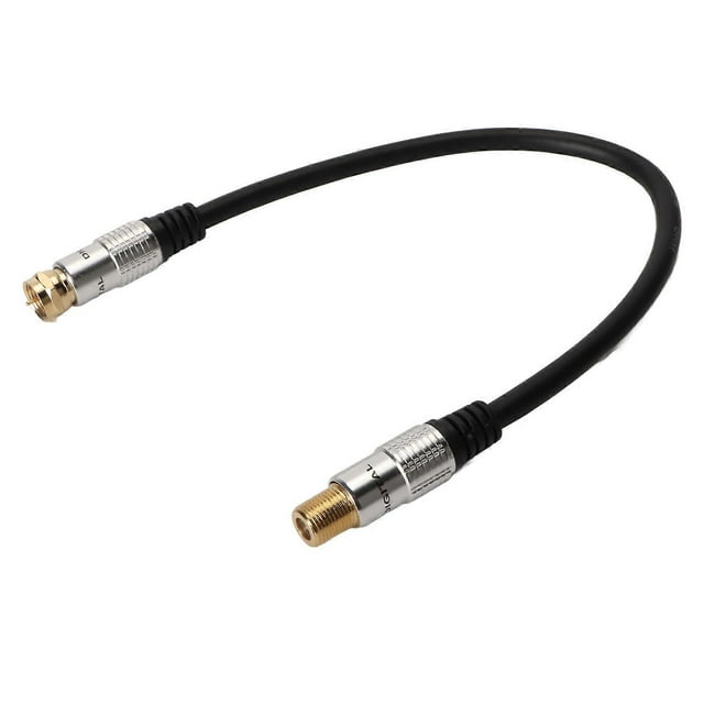 F Type Cable Male to Female Gold Plated Connector Digital Audio Video Coaxial Cable for HDTV CATV Modem
