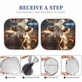 thumbnail image 6 of Windshield Sun Shade, Adorable Flower Field Cow Foldable Car Sun Shade Windshield for Front, 2 Pieces, 6 of 7