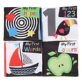 thumbnail image 1 of Libro de Tela BuyWeek 4 Piezas Suave para Bebés, 1 of 14