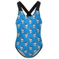 thumbnail image 6 of Hello Kitty Girls One Piece Swimsuits Hawaiian Summer Swimwear Beach Bathing Suit Outfits, 6 of 7