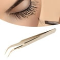 thumbnail image 3 of Pinzas de Extensión de Pestañas Pinzas de Pestañas de Acero Inoxidable para Uñas Pearl Golden ANGGREK Otros, 3 of 8