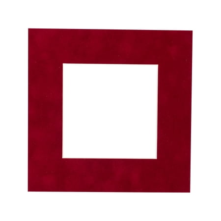 

Suede Texture Photo Mat - Blaze Red 12x12 for 8x8 Photos - Fits 12x12 Frame