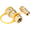 thumbnail image 1 of EcoNesxp inch Natural Gas Propane Quick Connect Adapter Solid Brass 1/2 inch Gas Quick Connect Kit, 1 of 5