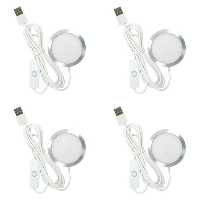 4X Kit de Lámpara LED DIY: Solo Accesorios de Hardware, NO Piezas Impresas en 3D, Proyecto de Iluminación Personalizado de Bajo Consumo y Luz Brillante