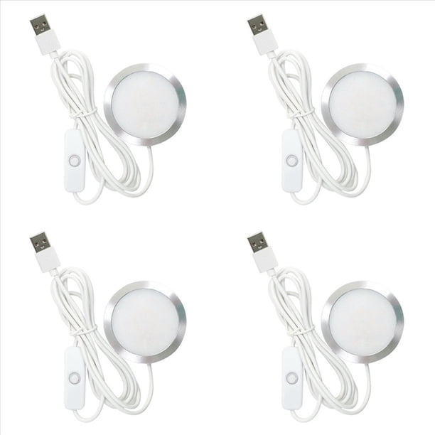 4X Kit de Lámpara LED DIY: Solo Accesorios de Hardware, NO Piezas Impresas en 3D, Proyecto de Iluminación Personalizado de Bajo Consumo y Luz Brillante