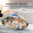 thumbnail image 4 of Yayeee Pillowcase King Size Set of 2 Satin Wrinkle Resistant Pillow Case, Sunny Blooms, 4 of 8