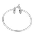 thumbnail image 5 of Casual Mini Lucky Wishbone Sterling Silver Band Ring-7, 5 of 5