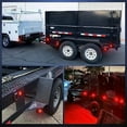 thumbnail image 5 of APSMOTIV 6-Pack Round LED Side Marker Clearance Lights Indicator | Ideal for RV Camper Motorhome Truck Trailer | 24V High-Performance Side Marker Lights for Enhanced Visibility and Safety, 5 of 8