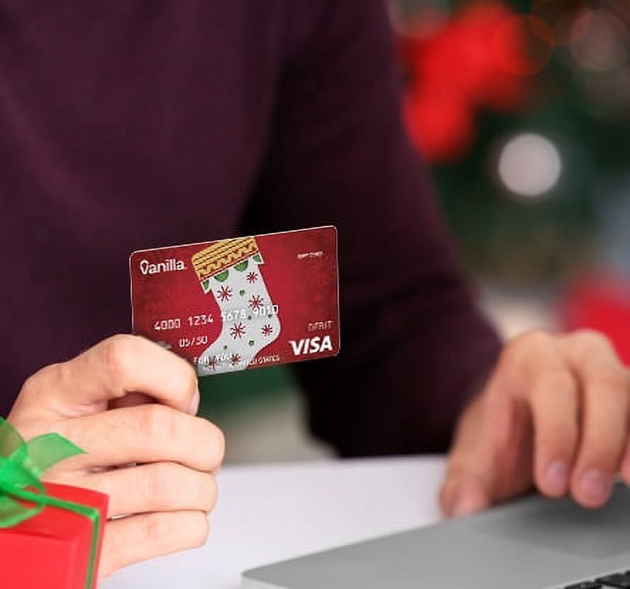 $25 Vanilla Visa Red Burst Gift Card