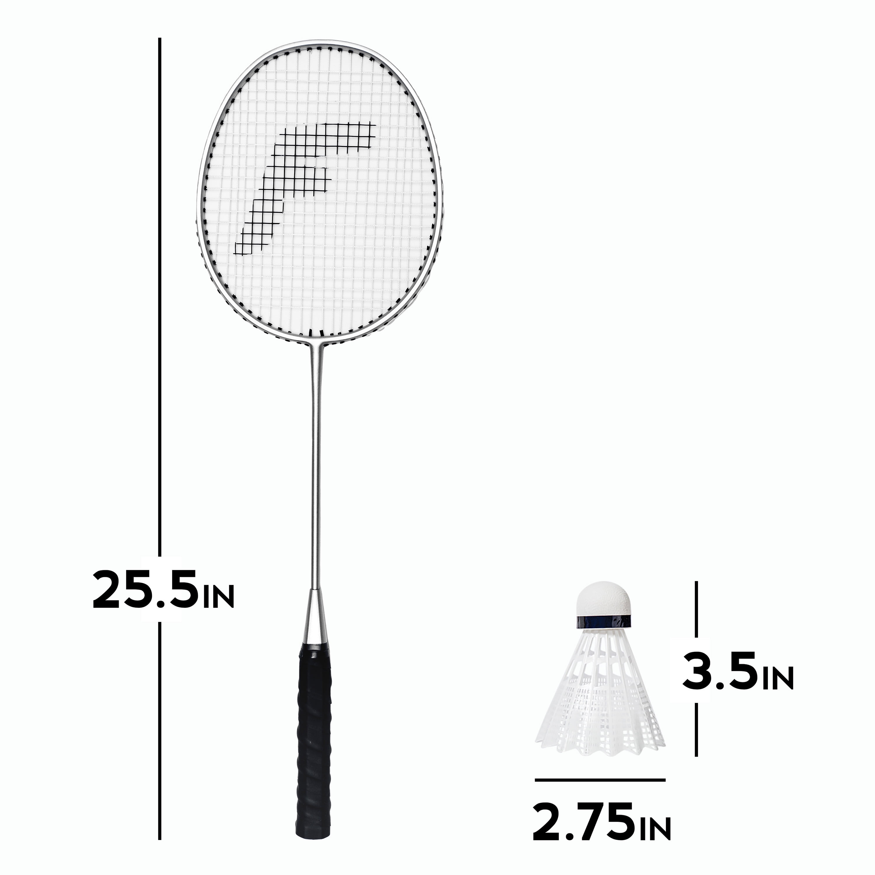 Franklin Sports Badminton Rackets and Shuttlecock Set