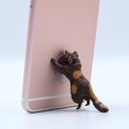 thumbnail image 1 of 1 pieza novedad lindo gato teléfono lechón soporte de escritorio para iPhone 6/7/8 Plus Smartphone marrón Sailing Electrónica, 1 of 5