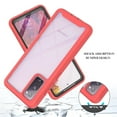 thumbnail image 6 of Galaxy S20 FE Case with Built-in Screen Protector, Dteck Full Body Protection Hybrid Rugged Shockproof Case Transparent Clear PC Back Cover for Samsung Galaxy S20 FE, Red, 6 of 6
