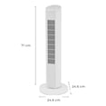 thumbnail image 2 of Ventilador de Torre Oscilante Mainstays 3 Velocidades y 3 Modos Silencioso y Compacto de 28”, 2 of 7