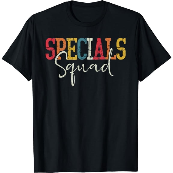 Specials Squad, Co-curricular Teachers Team Group Squad T-Shirt Black Small